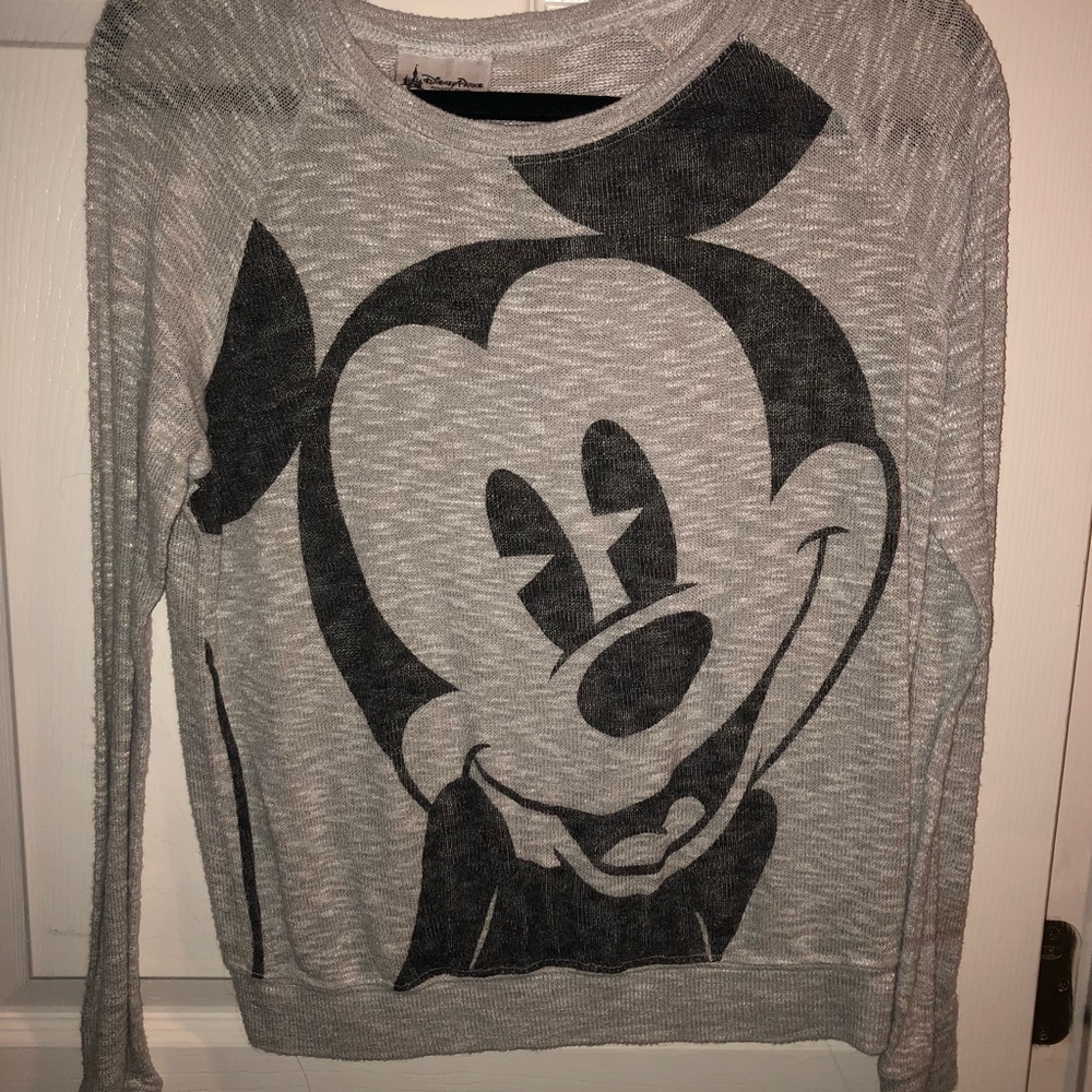 Grey Mickey sweater